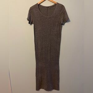 Monrow Revolve T Shirt Dress Grey Small